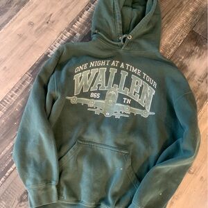 Morgan Wallen Tour Graphic Hoodie in Green 2025